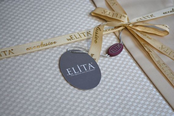 Постельное белье Elita Exclusive Jacquard Bamboo 200 х 220 см Bej | Зображення 2