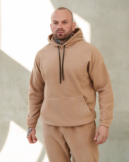 Костюм Плюш капюшон бежевый S XL | Зображення 5