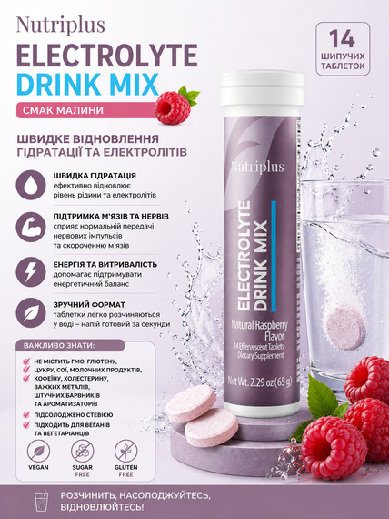 Напій для відновлення організму з електролітами калій і магній Farmasi Nutriplus 14 шт. | Зображення 2