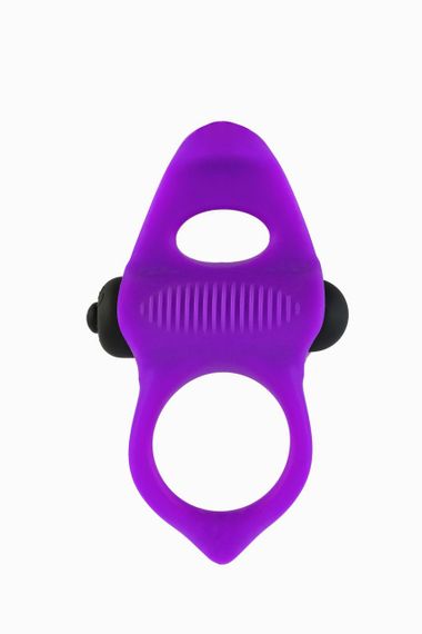 Ерекційне віброкільце Adrien Lastic Lingus MAX Violet з язичком для стимуляції клітора Sex Aura | Зображення 1