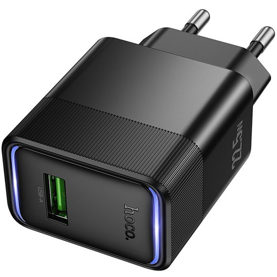 МЗП Hoco CS111A Lounge PD22.5W (1USB-C) Black | Зображення 1
