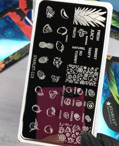 Пластина 113 для стемпинга Starlet Professional (12х6см)