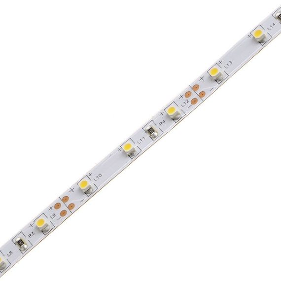 Светодиодная лента негерметичная теплый оттенок 12V 4.8W 3528 WW WHITE PCB IP20 1m (BY-022/60) | Зображення 5