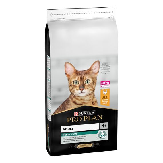 Сухий корм для котів для профілактики захворювань нирок з куркою Purina ProPlan Renal Plus 10 кг | Зображення 1