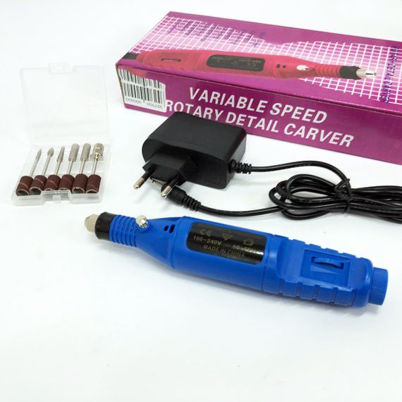 Ручной фрезер для ногтей SmartUs CBM-033 для маникюра и педикюра в домашних условиях. EC-889 Цвет: синий | Зображення 2