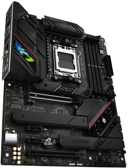 Материнcька плата ASUS ROG STRIX B650E-F GAMING WIFI sAM5 B650 4xDDR5 M.2 HDMI DP WiFi BT ATX 90MB1BQ0-M0EAY0 | Зображення 3
