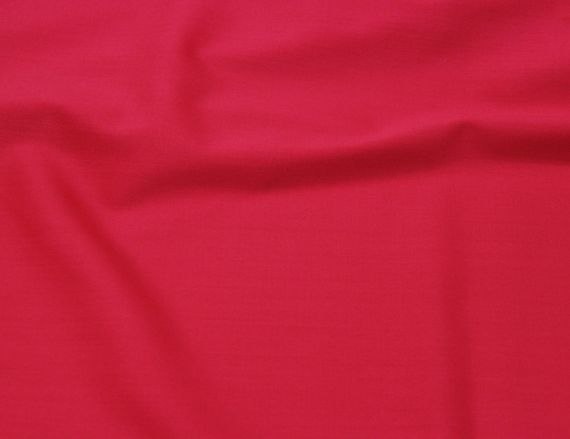 Костюмна тканина Versace (Версаче) італійська натуральна вовняна з еластаном червона однотонна крутка 120S G 140 | Зображення 2