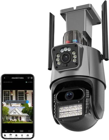 Вулична охоронна WiFi камера відеоспостереження Dual Lens 8MP Anran AR-C2M-W (234568441_1135) | Зображення 6