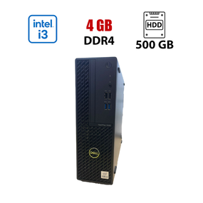 Комп'ютер Dell D15S SFF / Intel Core i3-10105 (4 ядра / 8 потоків по 3.7 - 4.4 GHz) / 4 GB DDR4 / 500 GB HDD / Intel UHD Graphics 630 б/в