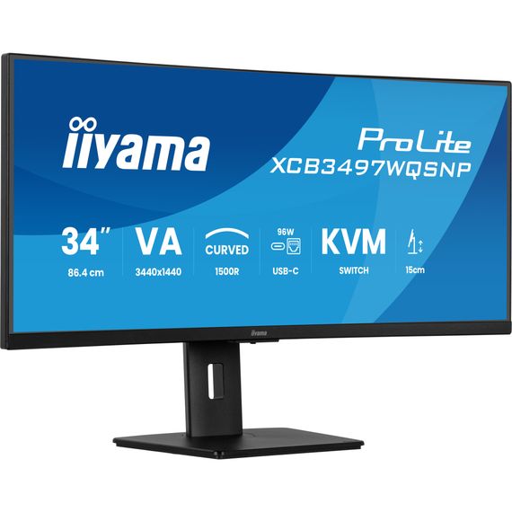 Монитор iiyama XCB3497WQSNP-B1 | Зображення 1