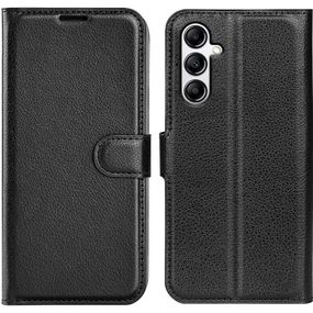 Чохол книжка з кишенями для карт на Samsung Galaxy A54 колір Чорний