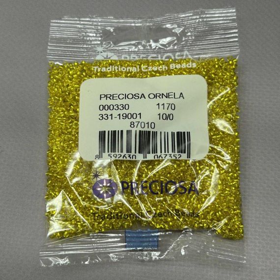 Бисер чешский Preciosa 10/0, цвет 87010 - 5 г | Зображення 1