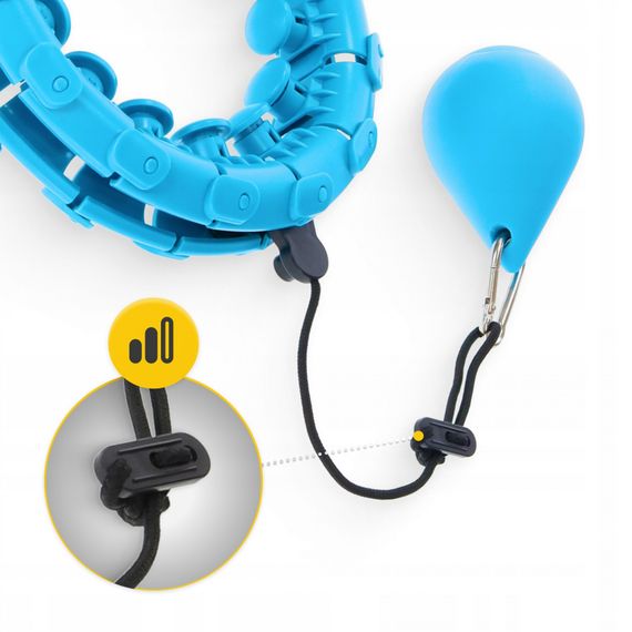 Обруч (хулахуп) масажний 4FIZJO з обтяженням 4FJ0649 (P-5907739316837) | Зображення 1