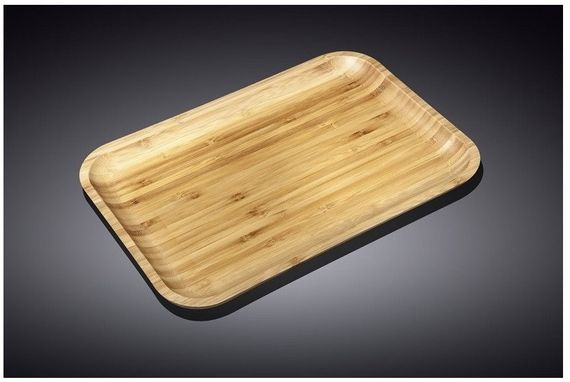 Блюдо бамбукове прямокутне Wilmax (Вілмакс) Bamboo 30,5х20,5 см (WL-771054)