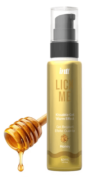 Оральний лубрикант Intt Lick Me Honey Kissable Gel, з функцією нагріву | Зображення 1