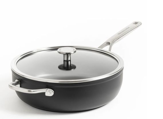 Сотейник со стеклянной крышкой KitchenAid FHA СС005697-001 28 см черный