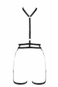 Портупея-стрепи з подвійним ремінцем Passion Exclusive DENIRA S/M, black Sex Aura