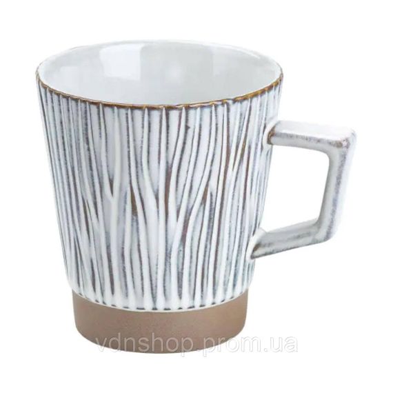 Чашка порцелянова для чаю та кави 300 мл у стилі ретро Золотиста HP7208G