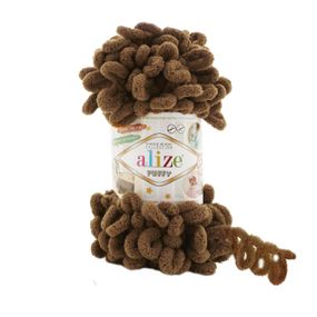 Пряжа Alize Puffy 321 алізе пуффі плюшева