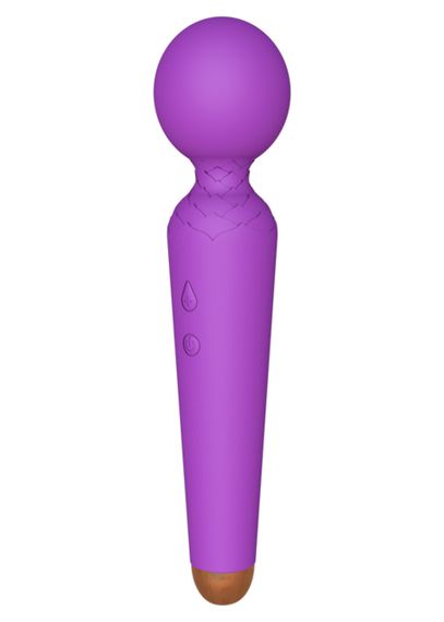 Вибромассажер микрофон Power Wand, фиолетовый Sex Aura | Зображення 1