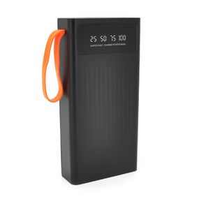 Power bank YM-572S, 30000mAh,flashlight,Input:5V/2.1A(micro USB, Type-C, Lightning), Output:5V /2.1A(4хUSB),