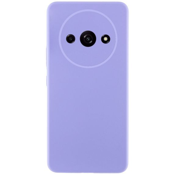 Чехол Silicone Cover Lakshmi Full Camera (AAA) для Xiaomi Redmi A3 Сиреневый / Dasheen