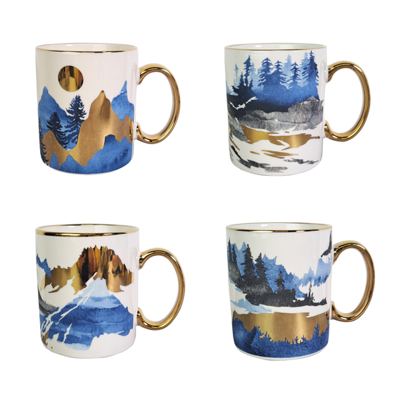 Чашка Золоті гори VT-C-202435 Vittora 435мл