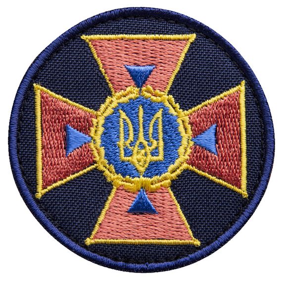 Шеврон IDEIA 87637 Україна 6  Габардин Синій