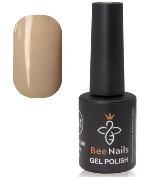 Гель-лак для нігтів Bee Nails 103 (пісочний беж) 8мл | Зображення 1