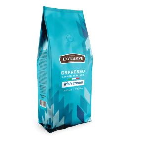 Кава в зернах Віденська Кава Primo Exclusive Irish Cream 1кг з ароматом ірландського крему