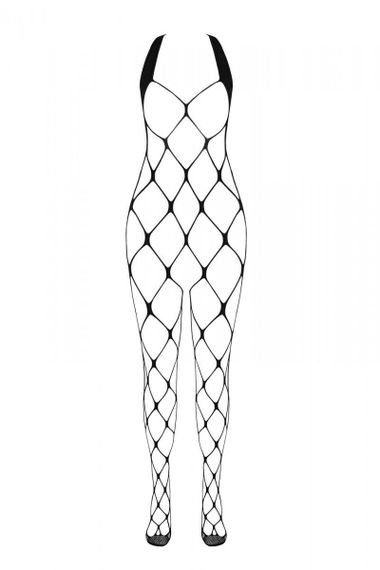 Бодістокінг у дуже велику сітку Passion BS091 black, з доступом sexstyle | Зображення 4