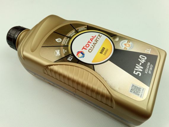 Олива моторна 5W-40 синтетична TOTAL Quartz 9000 Energy 1 л. (166245) | Зображення 1