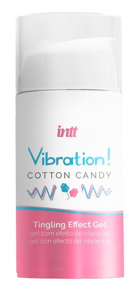 Рідкий вібратор - Intt Vibration! Cotton Candy 15 мл | Зображення 1