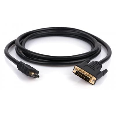 Кабель мультимедійний HDMI to DVI 24+1 3.0m Vinga (VCPHDMIDVI3) (VCPHDMIDVI3) | Зображення 1
