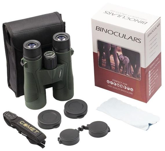 Бінокль Comet W13 (10x42A) waterproof, зелений, в чохлі | Зображення 2