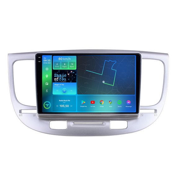 Штатна магнітола Torssen 2K Kia Rio 05-11 FL9 4+64Gb 4G Carplay DSP | Зображення 1