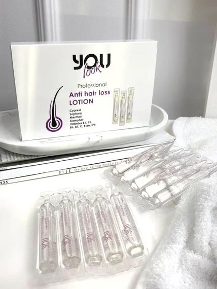 Лосьон You Look Professional Anti Hair Loss Lotion против выпадения волос в ампулах 10х10 мл | Зображення 2