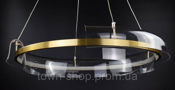 Люстра потолочная LED SGA24-800 Латунь 30-150х80х80 см. | Зображення 4