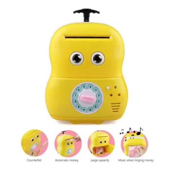 Сейф детский Чемодан 363-9А интерактивная копилка чемодан