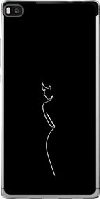 Чехол на Huawei Ascend P8 Силуэт1 "4590u-123-17620"