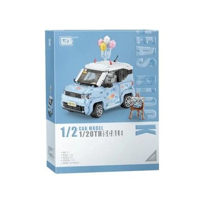 Конструктор LOZ Автомобіль MINI блакитний (1131) | Зображення 2