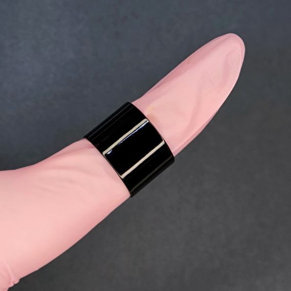 Кольцо #33 для фото ногтей (маникюра) цвет черный