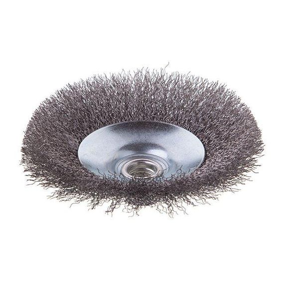 Щітка конусна 125 мм, для КШМ, М14 (кручений дріт) INTERTOOL BT-5125 | Зображення 1