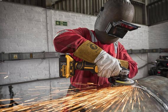 Шлифмашина угловая - болгарка аккумуляторная бесщёточная 125мм DeWALT DCG405P3 | Зображення 7