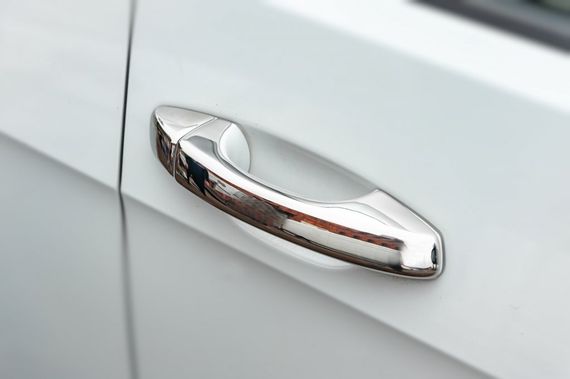 Накладки на ручки (4 шт, нерж) Carmos - Турецкая сталь для Skoda Octavia III A7 2013-2019 гг | Зображення 1