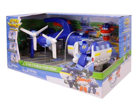 Ігровий набір Super Wings 2-in-1 Police Patroller 2в1 Поліцейський транспорт (EU740834) | Зображення 2
