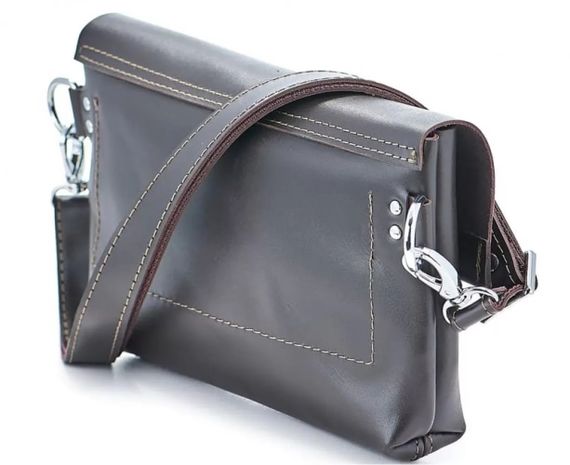 Шкіряна поясна сумка Skin and Skin Crossbody Bag L Коричнева (WB02Br) | Зображення 2
