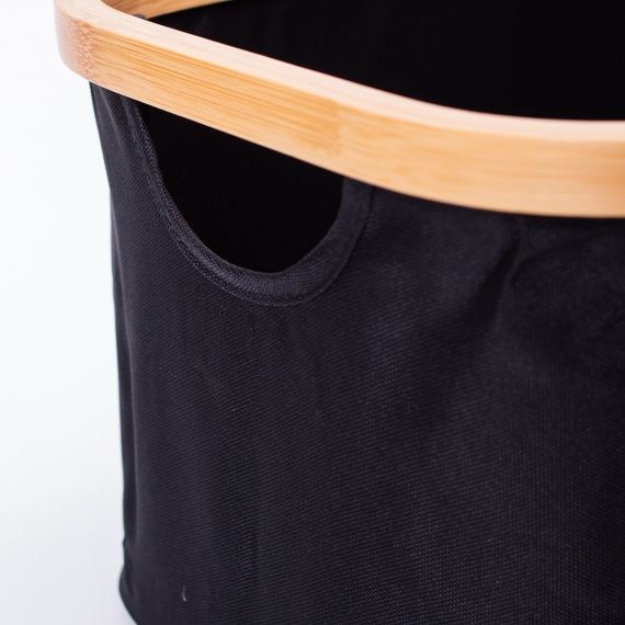 Органайзер для зберігання речей 38×26×18 (см) з бамбуковою рамою 8 (л) HP-41-20 | Зображення 3