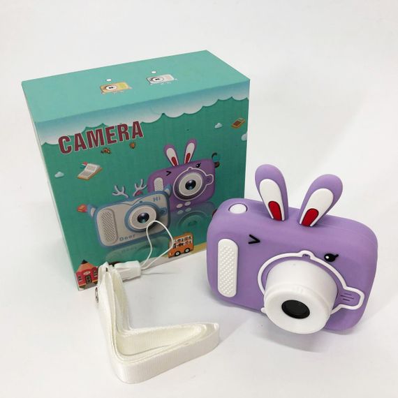 Детский цифровой фотоаппарат X900 Rabbit. Цвет: фиолетовый CI-72 | Зображення 3