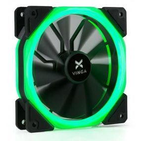 Кулер до корпусу Vinga LED fan-02 green (LED fan-02 green)